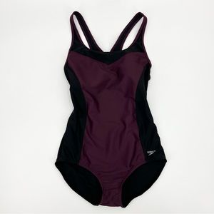 Speedo One Piece Cutout Back Swimsuit